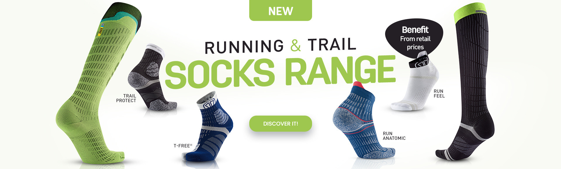 Discover our socks range